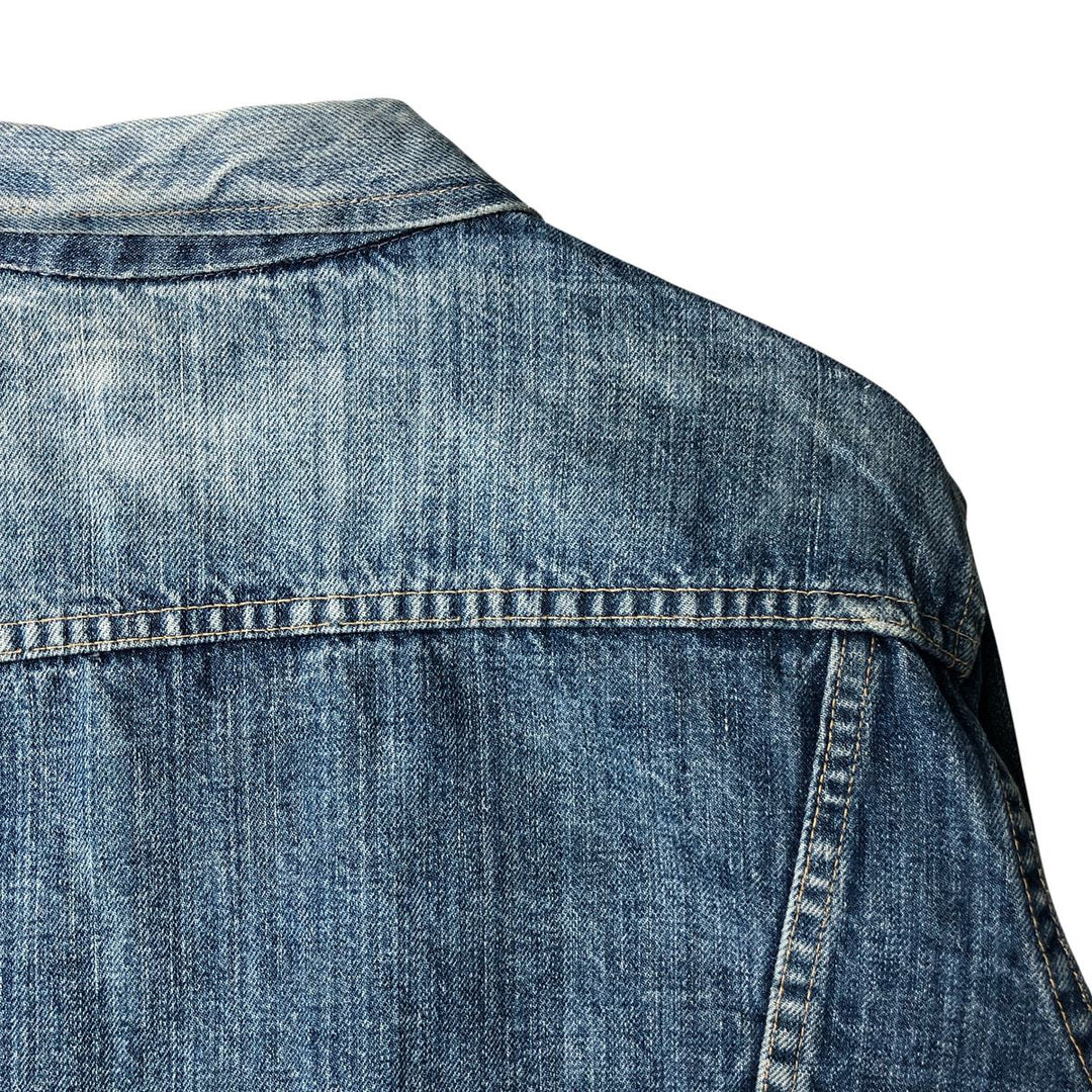 Vintage 1970'S JCPenney denim jacket, size M, men's cotton blue type Vintage Second Hand