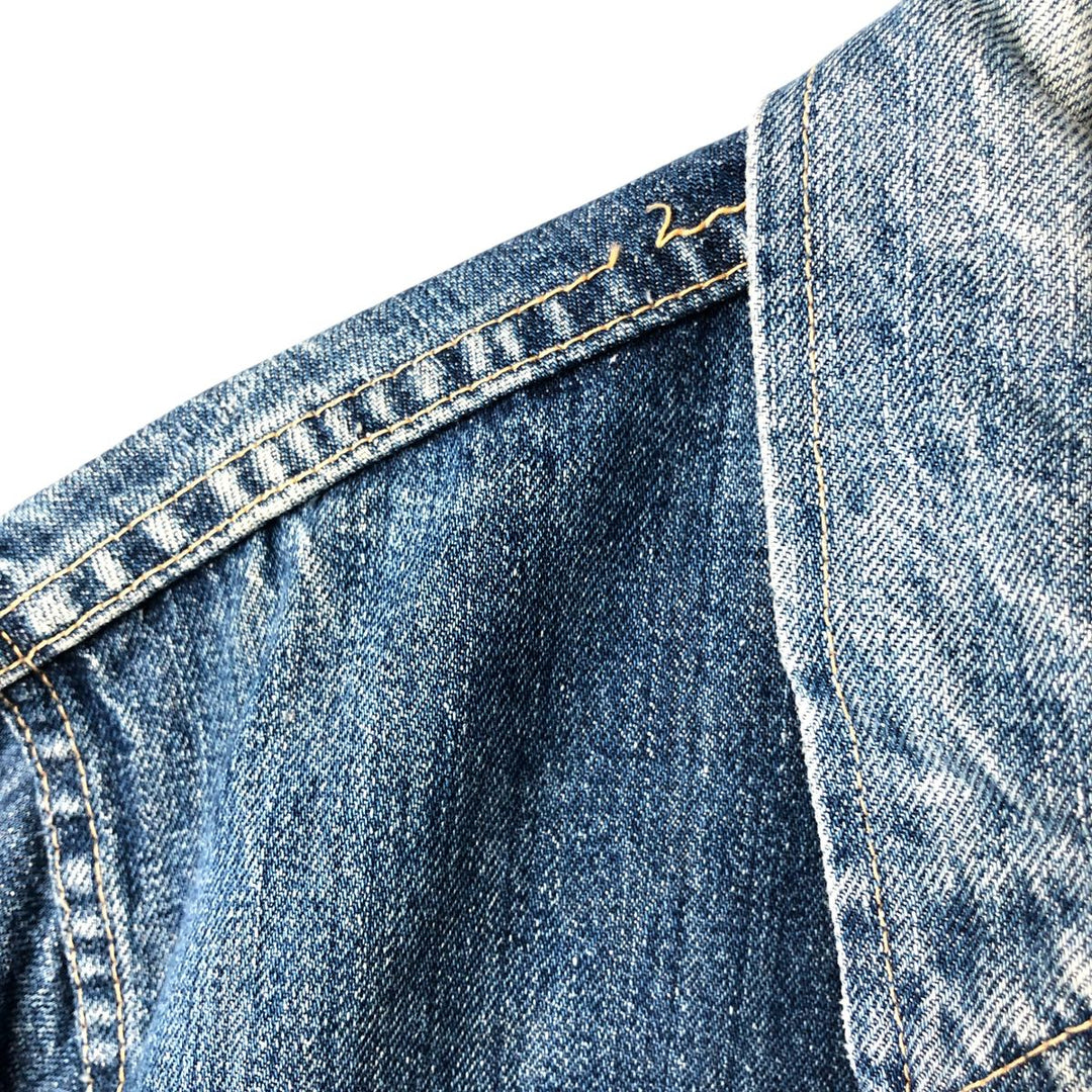 Vintage 1970'S JCPenney denim jacket, size M, men's cotton blue type Vintage Second Hand
