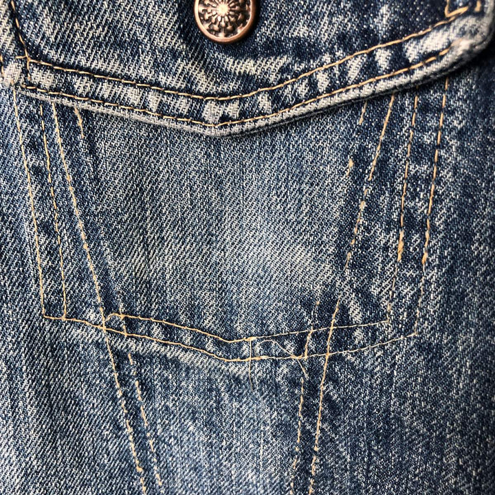 Vintage 1970'S JCPenney denim jacket, size M, men's cotton blue type Vintage Second Hand