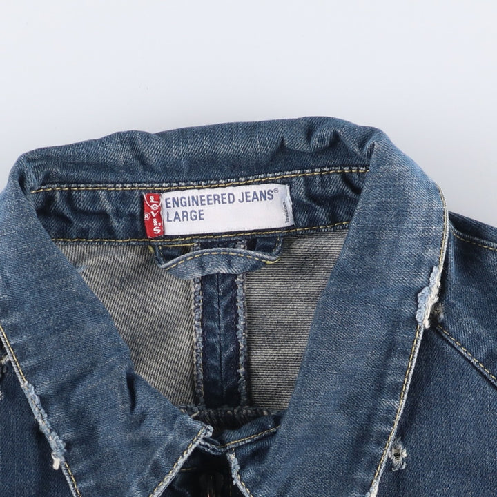 Levi's Engineered Euro Model Denim Jacket, Men's Size L cotton blue type Vintage Second Hand