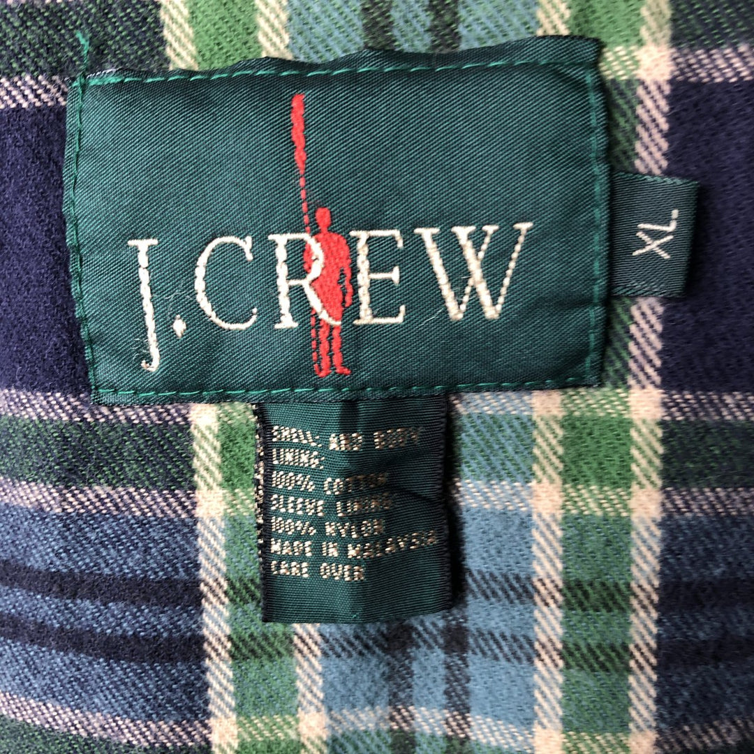 90'S J.Crew Vintage Hunting Jacket, Men's Size XL cotton brown type Vintage Second Hand