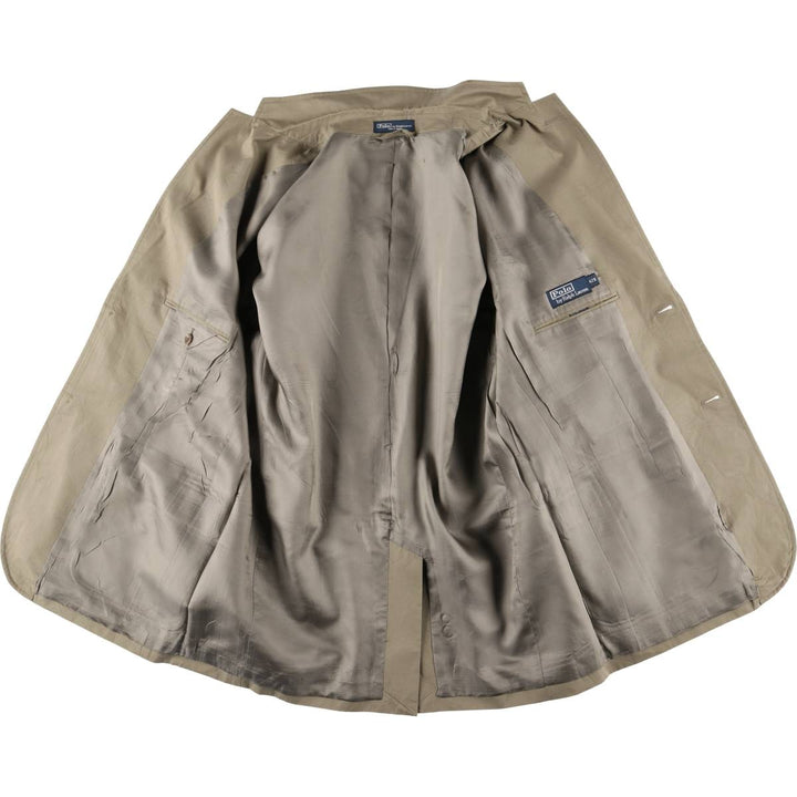 Ralph Lauren POLO by Ralph Lauren Cotton Tailored Jacket, Men's Size L cotton Beige type Vintage Second Hand