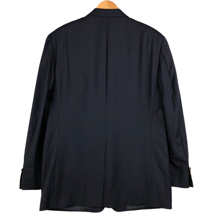 Ralph Lauren LAUREN Navy blazer, tailored jacket, men's size L wool navy blue type Vintage Second Hand