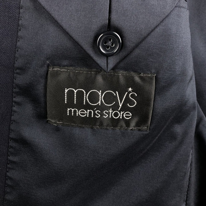 Ralph Lauren LAUREN Navy blazer, tailored jacket, men's size L wool navy blue type Vintage Second Hand