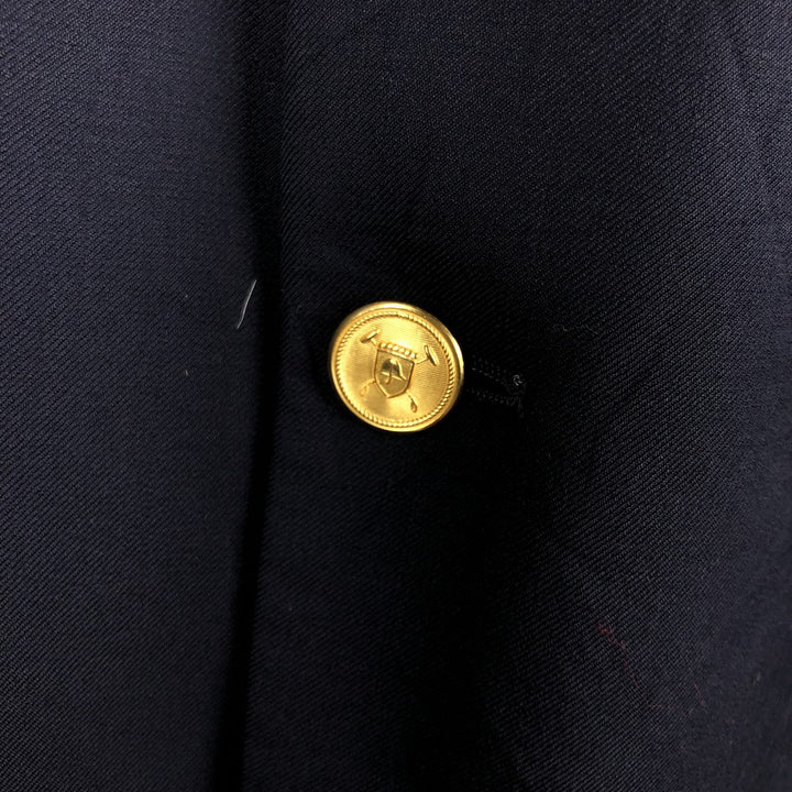 Ralph Lauren LAUREN Navy blazer, tailored jacket, men's size L wool navy blue type Vintage Second Hand