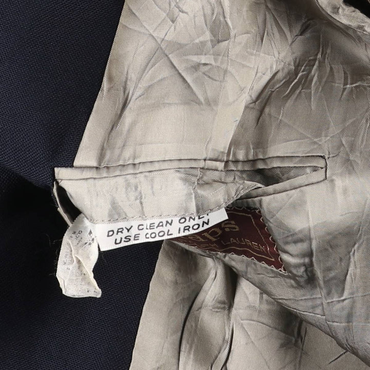 Ralph Lauren Chaps Navy Blazer Tailored Jacket Men's Size Small unclear navy blue type Vintage Second Hand