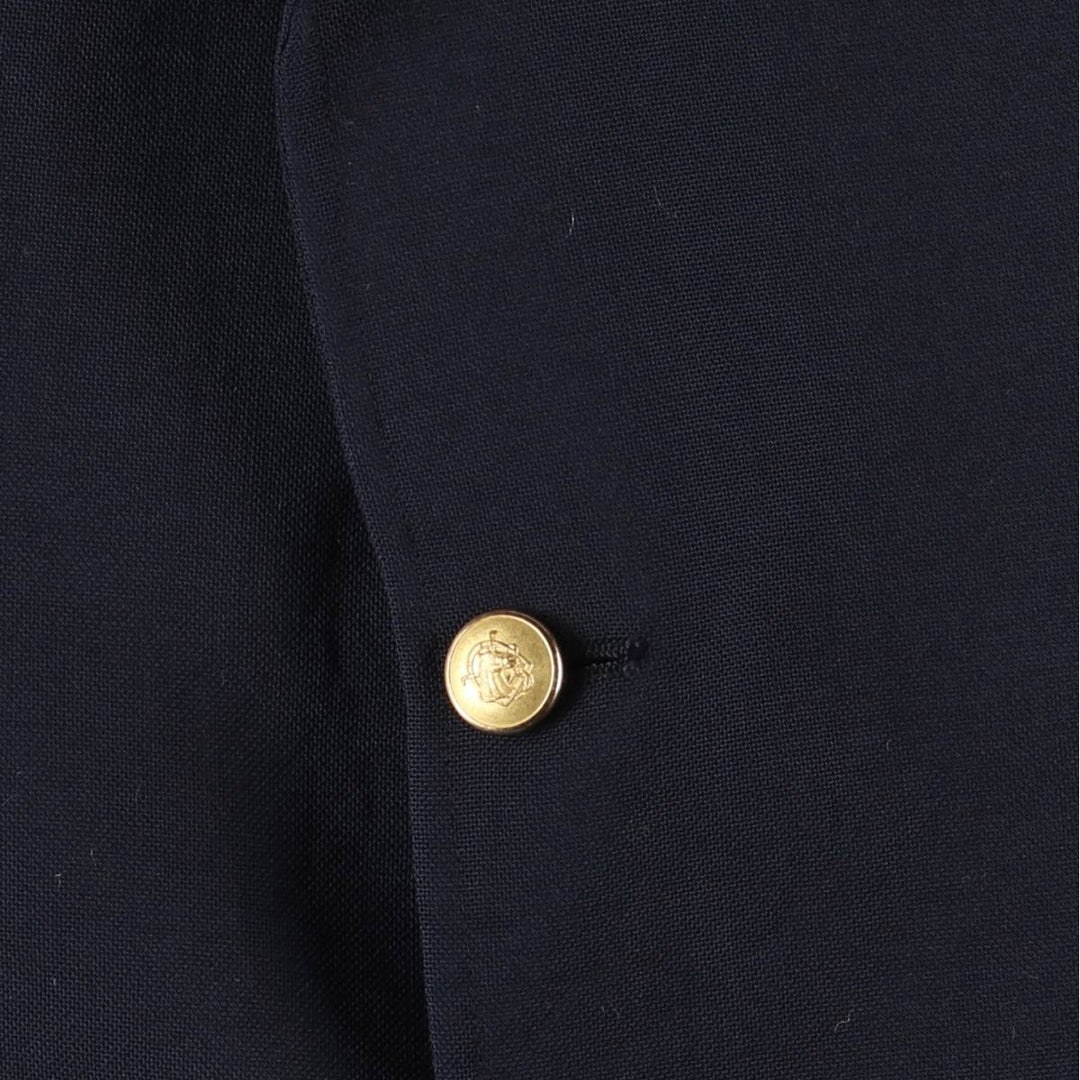 Ralph Lauren Chaps Navy Blazer Tailored Jacket Men's Size Small unclear navy blue type Vintage Second Hand