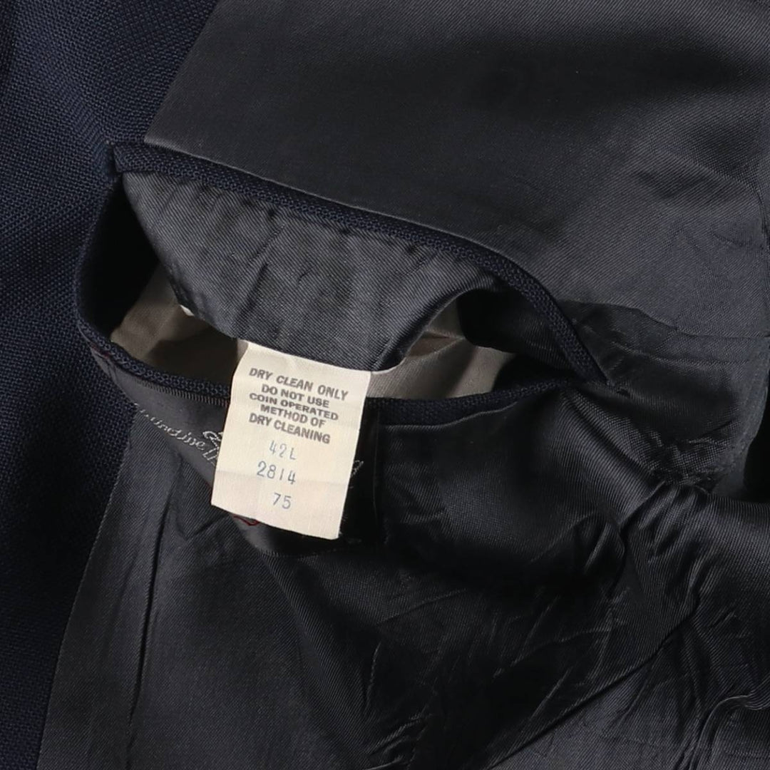 Craig Scott Navy Blazer, Tailored Jacket, Made in USA, Men's Size L unclear navy blue type Vintage Second Hand