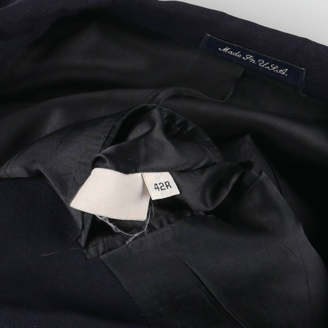 Austin Reed Navy Blazer, Tailored Jacket, Made in USA, Men's Size L unclear navy blue type Vintage Second Hand