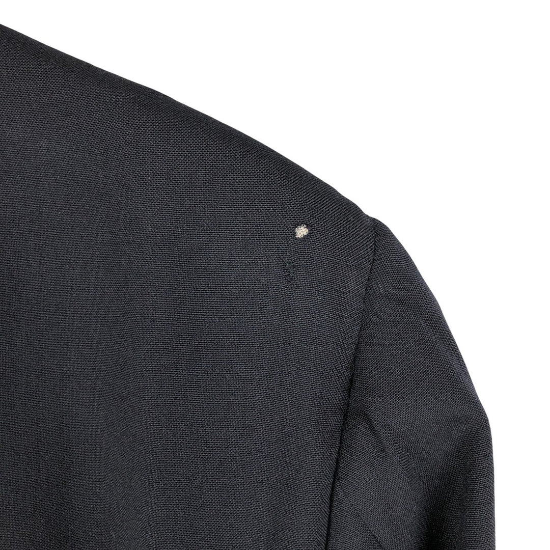 EVAN-PICONE Navy Blazer, Tailored Jacket, Men's Size L wool navy blue type Vintage Second Hand