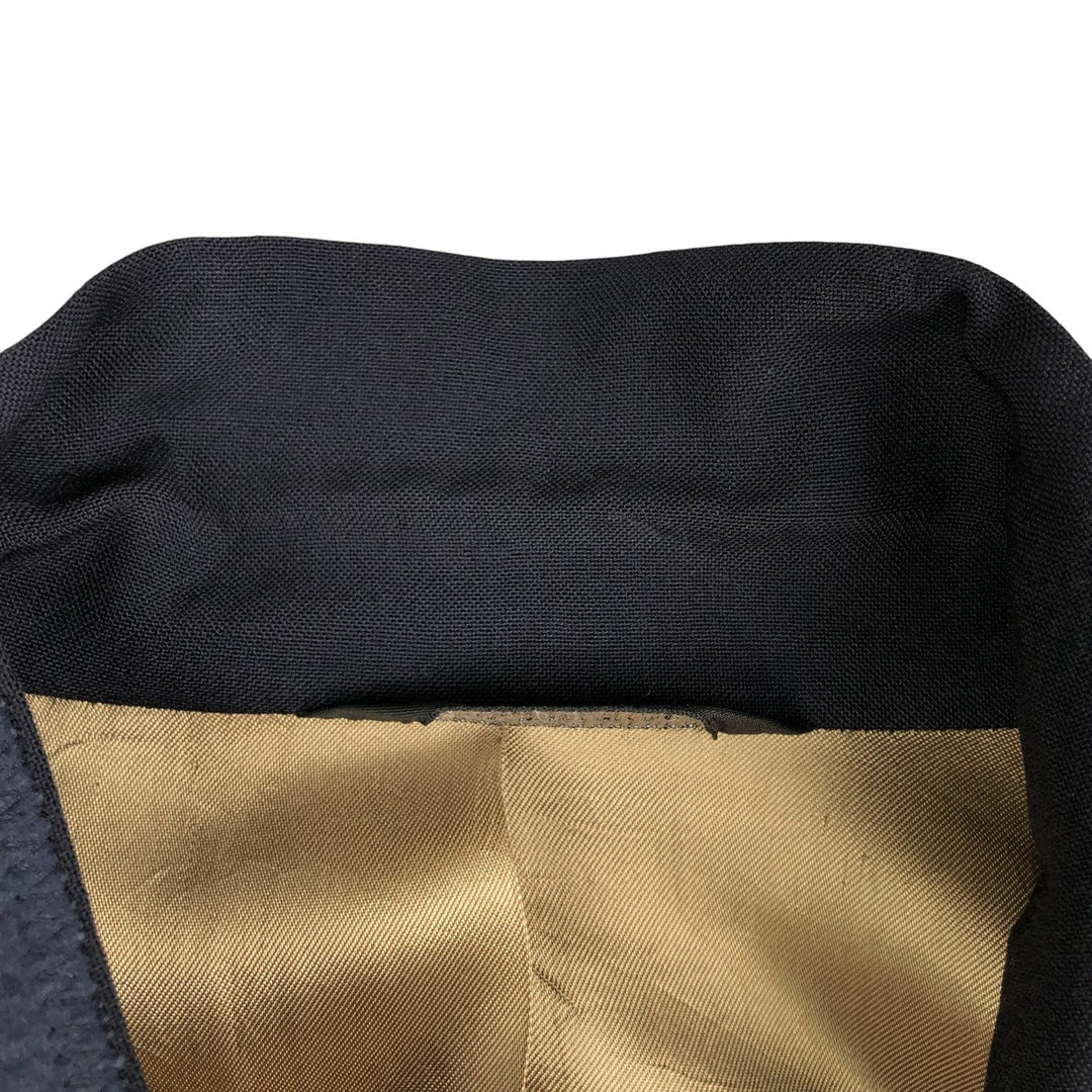 EVAN-PICONE Navy Blazer, Tailored Jacket, Men's Size L wool navy blue type Vintage Second Hand