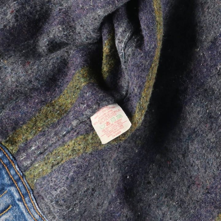 Vintage Lee STORM RIDER denim jacket from the 1970'S and 1980s, size XXL, men's. cotton Blue type light blue Vintage Second Hand