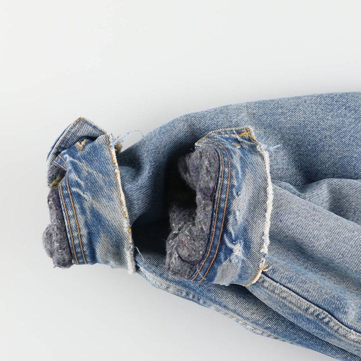 Vintage Lee STORM RIDER denim jacket from the 1970'S and 1980s, size XXL, men's. cotton Blue type light blue Vintage Second Hand