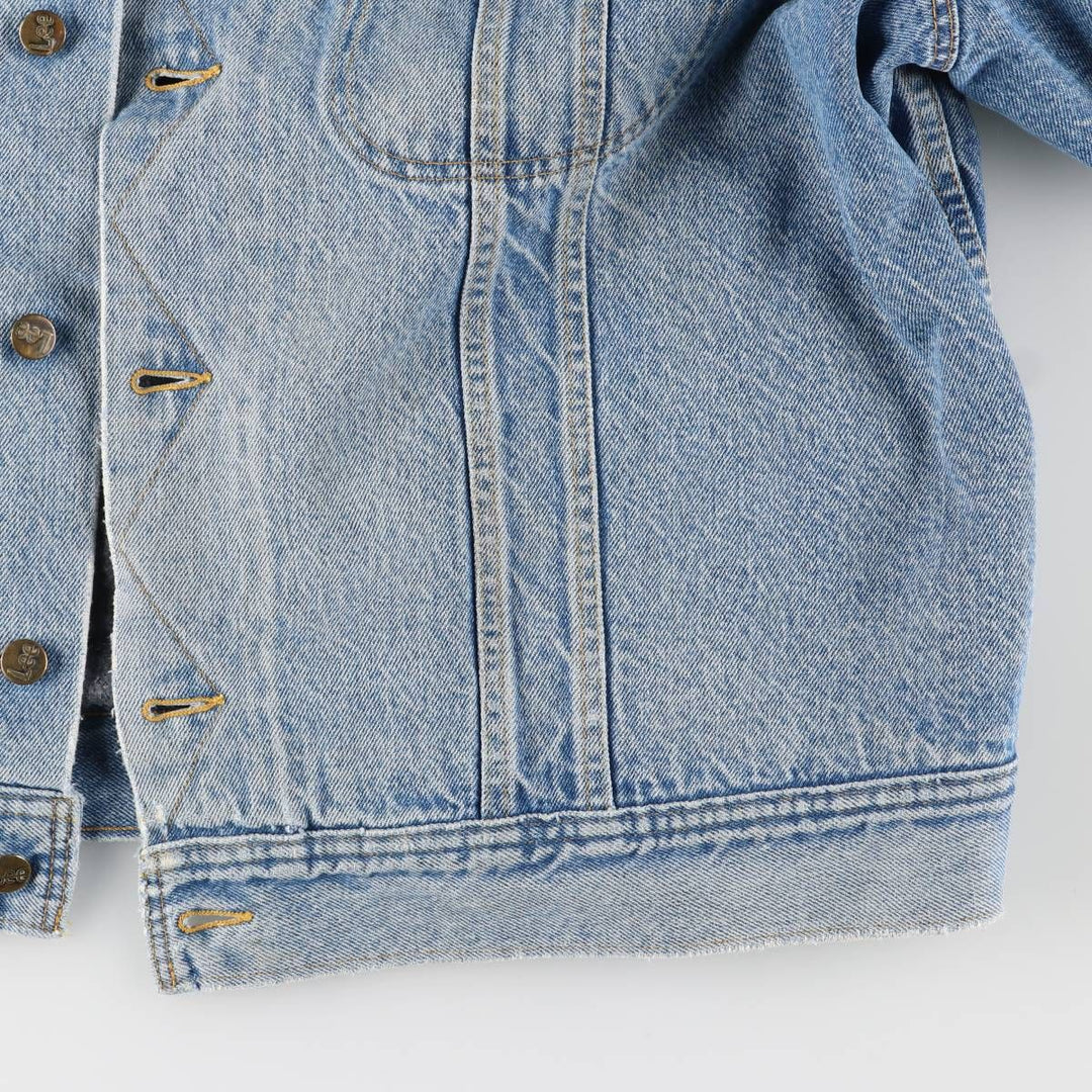 Vintage Lee STORM RIDER denim jacket from the 1970'S and 1980s, size XXL, men's. cotton Blue type light blue Vintage Second Hand