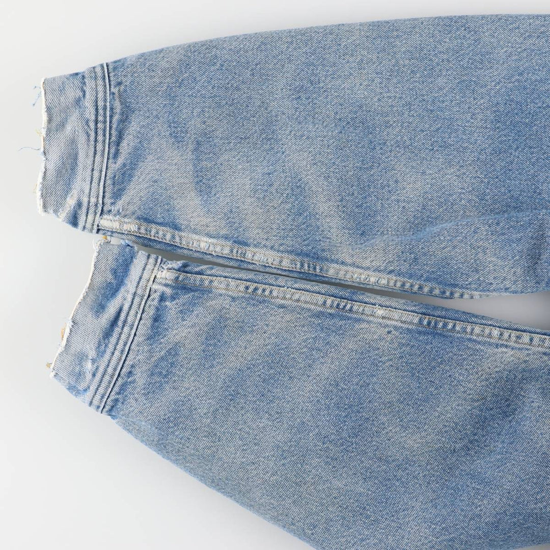 Vintage Lee STORM RIDER denim jacket from the 1970'S and 1980s, size XXL, men's. cotton Blue type light blue Vintage Second Hand