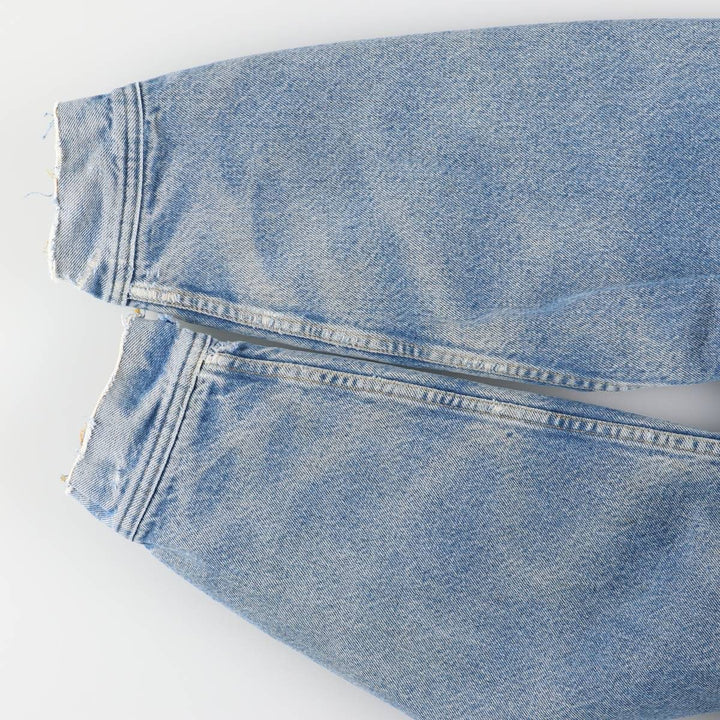 Vintage Lee STORM RIDER denim jacket from the 1970'S and 1980s, size XXL, men's. cotton Blue type light blue Vintage Second Hand