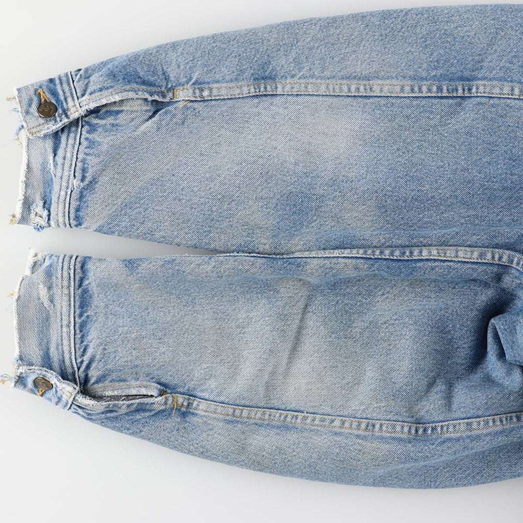 Vintage Lee STORM RIDER denim jacket from the 1970'S and 1980s, size XXL, men's. cotton Blue type light blue Vintage Second Hand