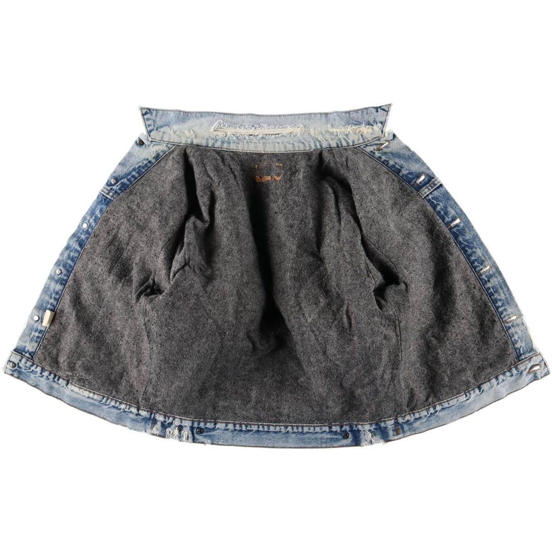 2000'S Levi's denim jacket, made in the USA, men's size M cotton blue type Vintage Second Hand