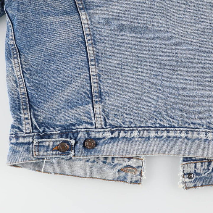 2000'S Levi's denim jacket, made in the USA, men's size M cotton blue type Vintage Second Hand