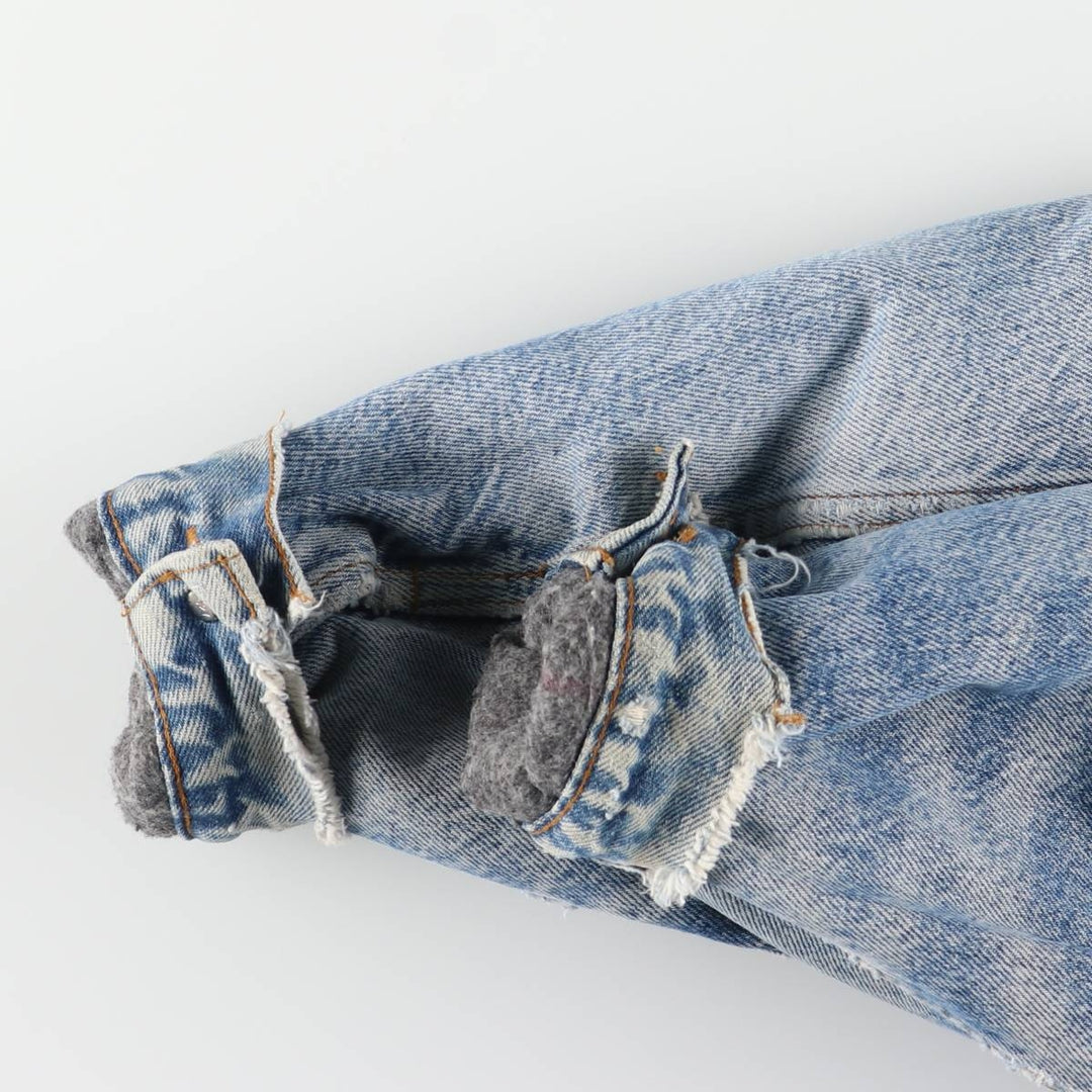 2000'S Levi's denim jacket, made in the USA, men's size M cotton blue type Vintage Second Hand