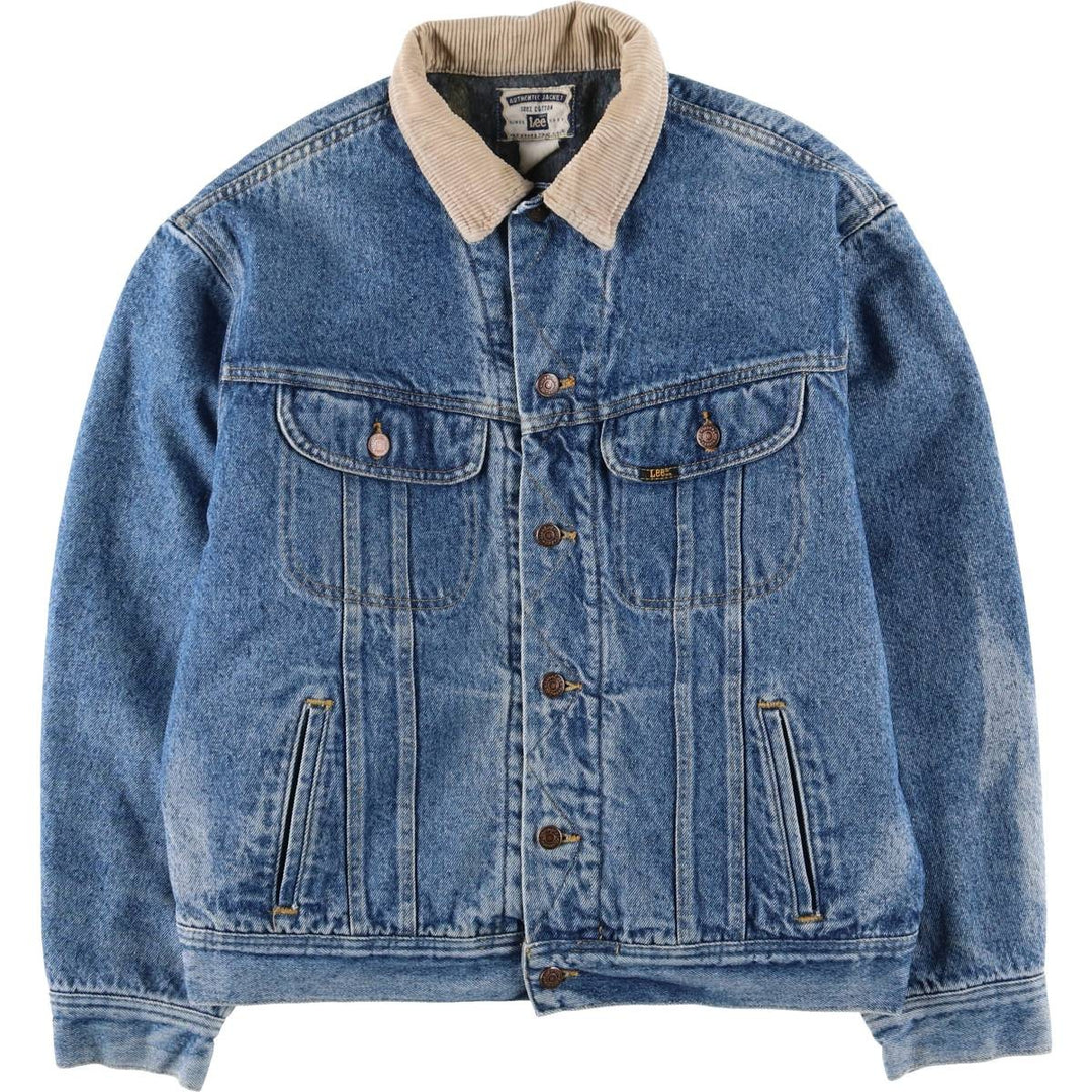 Vintage 90'S Lee denim jacket, size L, men's cotton blue type Vintage Second Hand