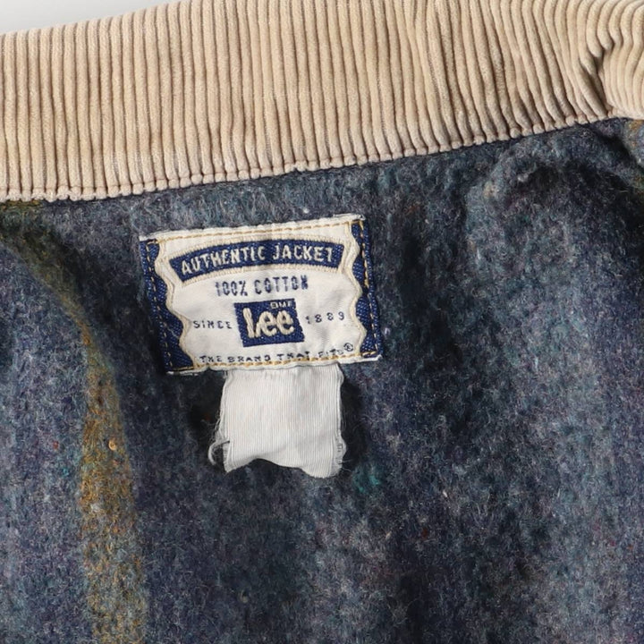 Vintage 90'S Lee denim jacket, size L, men's cotton blue type Vintage Second Hand