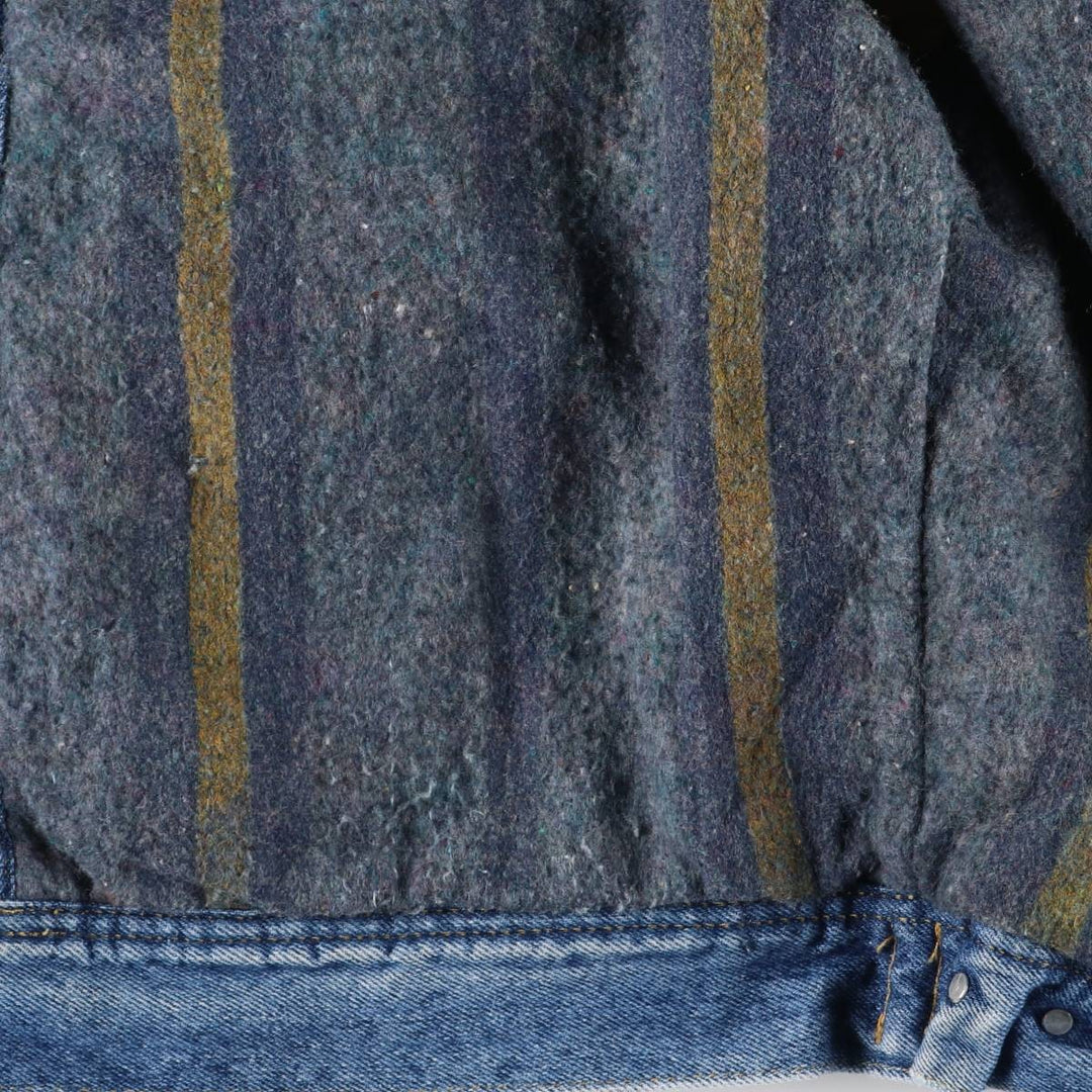 Vintage 90'S Lee denim jacket, size L, men's cotton blue type Vintage Second Hand