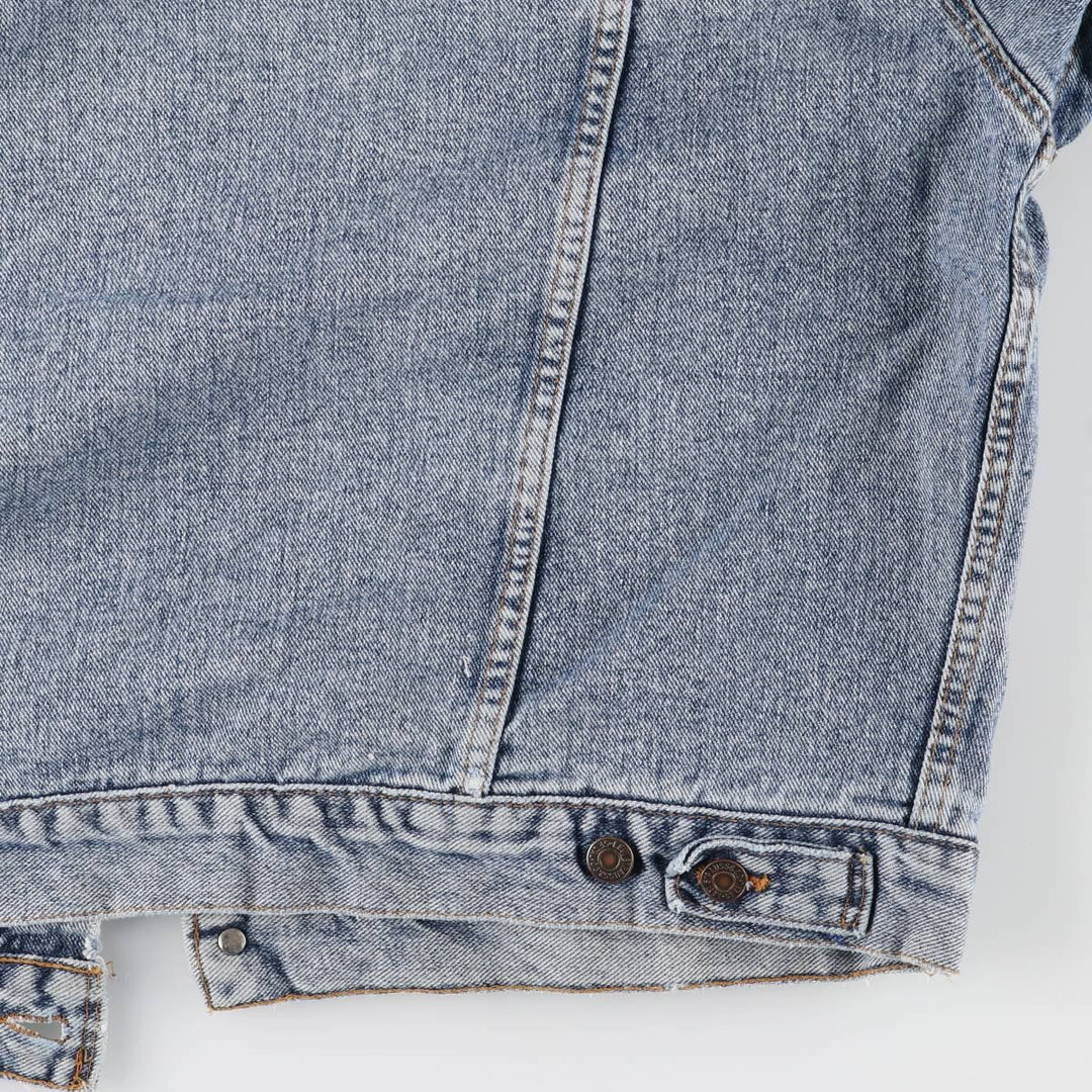 90'S Levi's denim jacket, denim jacket, made in the USA, men's size L, vintage cotton Blue type light blue Vintage Second Hand