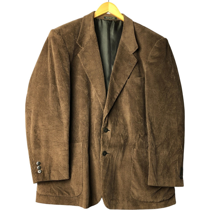 Scandia Woods Corduroy Tailored Jacket, Men's XL cotton brown type Vintage Second Hand