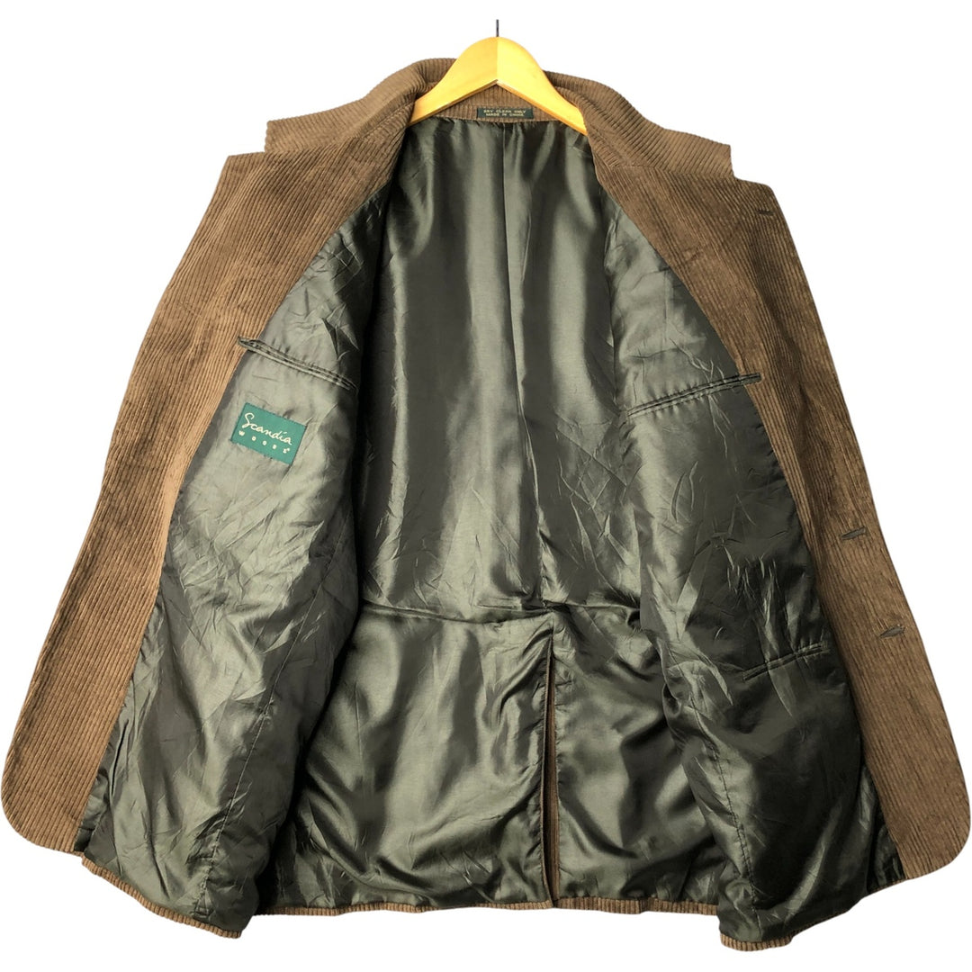 Scandia Woods Corduroy Tailored Jacket, Men's XL cotton brown type Vintage Second Hand