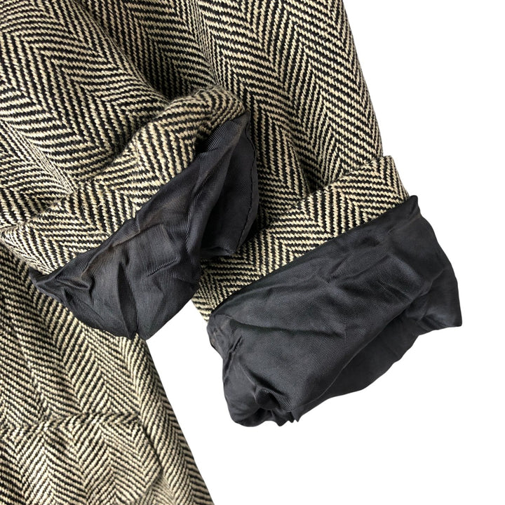 Ralph Lauren POLO RALPH LAUREN Herringbone Silk and Linen Tailored Jacket, Men's Size M linen pale white type Vintage Second Hand