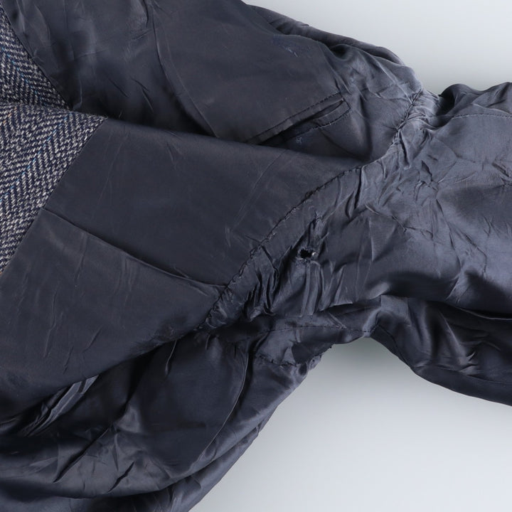 Brooks Brothers 346 Herringbone Tailored Jacket, Men's Size Medium unclear navy blue type Vintage Second Hand