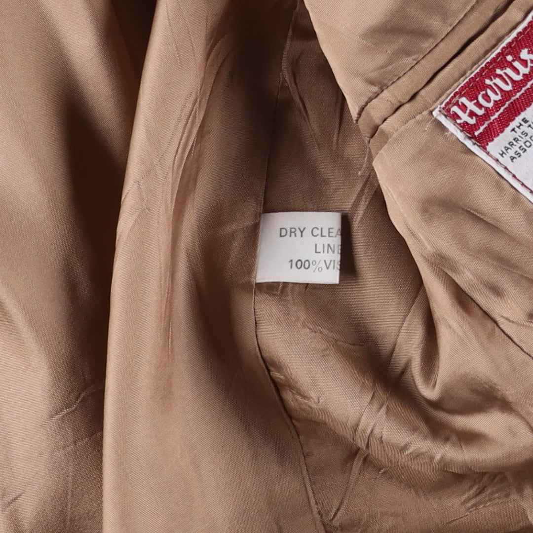 Vintage Harris Tweed Dunn & Co. wool tailored jacket from the 1950'S to 1960s, made in England, size M. wool Beige type Vintage Second Hand