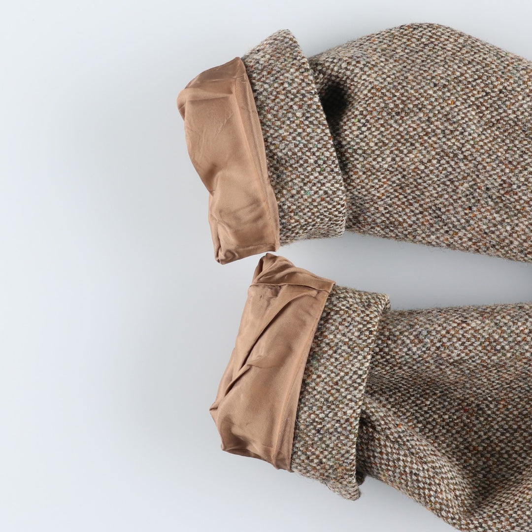 Vintage Harris Tweed Dunn & Co. wool tailored jacket from the 1950'S to 1960s, made in England, size M. wool Beige type Vintage Second Hand