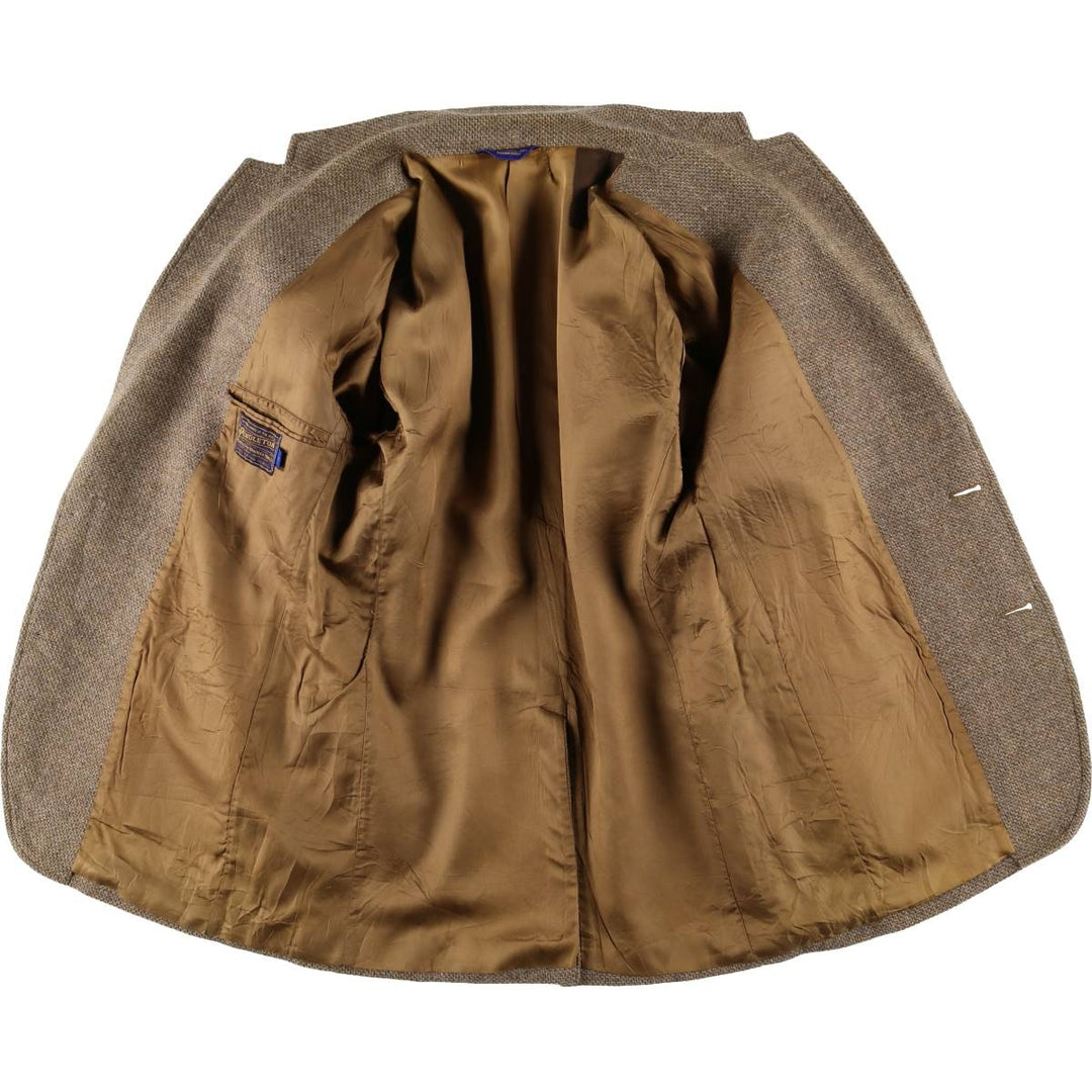 Vintage 1960'S Pendleton Tweed Jacket, Men's Size Medium wool Beige type Vintage Second Hand