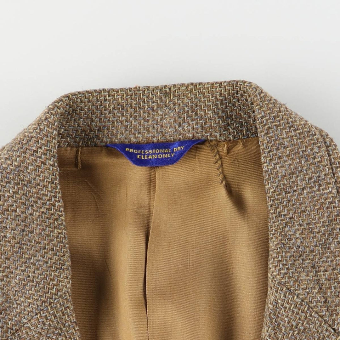 Vintage 1960'S Pendleton Tweed Jacket, Men's Size Medium wool Beige type Vintage Second Hand