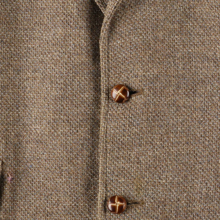 Vintage 1960'S Pendleton Tweed Jacket, Men's Size Medium wool Beige type Vintage Second Hand