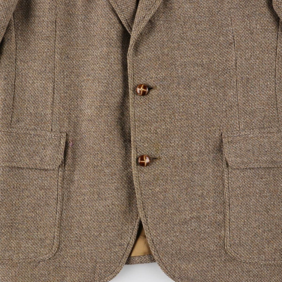 Vintage 1960'S Pendleton Tweed Jacket, Men's Size Medium wool Beige type Vintage Second Hand