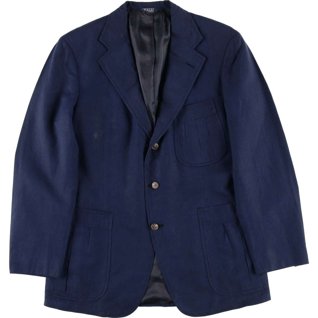 Ralph Lauren POLO by Ralph Lauren tailored jacket, men's size S unclear navy blue type Vintage Second Hand