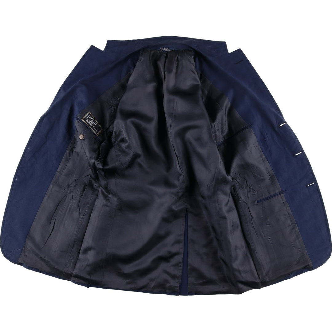 Ralph Lauren POLO by Ralph Lauren tailored jacket, men's size S unclear navy blue type Vintage Second Hand