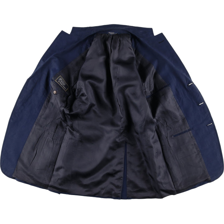 Ralph Lauren POLO by Ralph Lauren tailored jacket, men's size S unclear navy blue type Vintage Second Hand