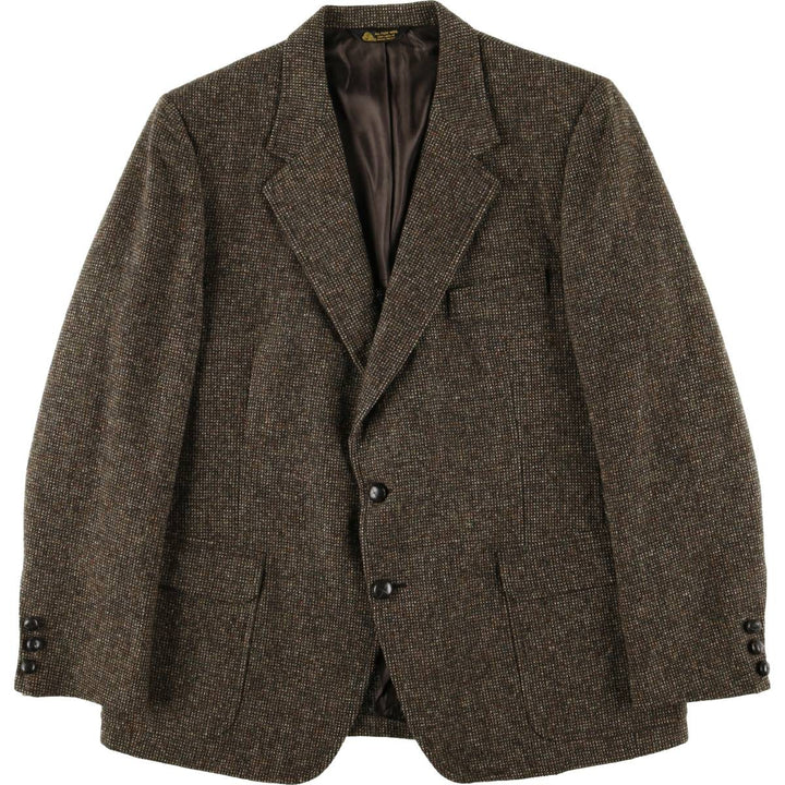 Southgate Tweed Jacket, Made in USA, Men's Size Medium, Vintage wool brown type Vintage Second Hand