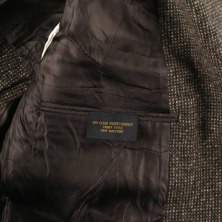Southgate Tweed Jacket, Made in USA, Men's Size Medium, Vintage wool brown type Vintage Second Hand