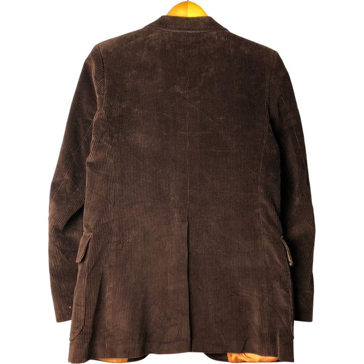 TIP TOP HENLEY Corduroy Tailored Jacket, Men's Size Small cotton brown type Vintage Second Hand