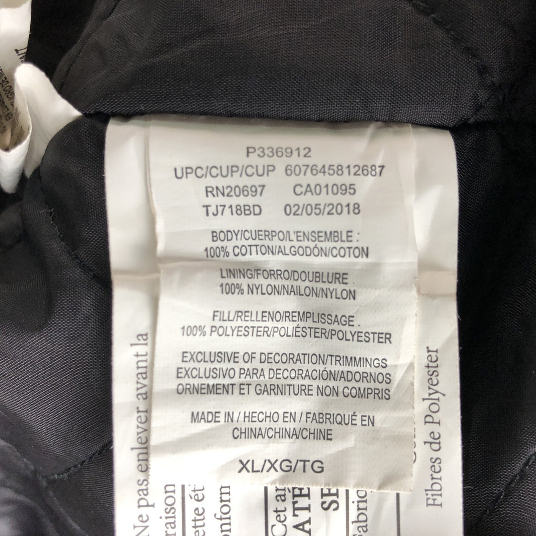 Dickies Active Jacket Type Padded Duck Full Zip Hoodie, Men's XL cotton ocher yellow type Vintage Second Hand