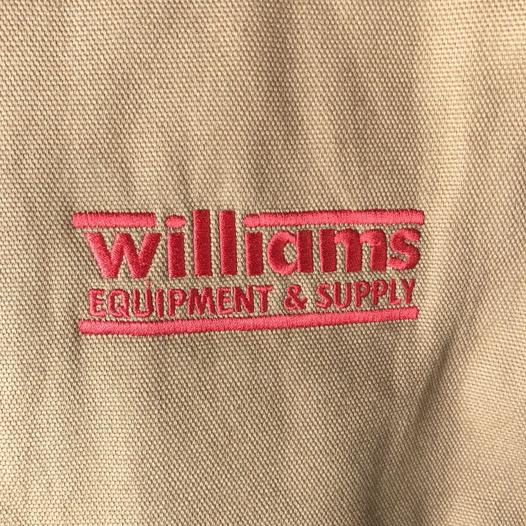 Dickies Active Jacket Type Padded Duck Full Zip Hoodie, Men's XL cotton ocher yellow type Vintage Second Hand