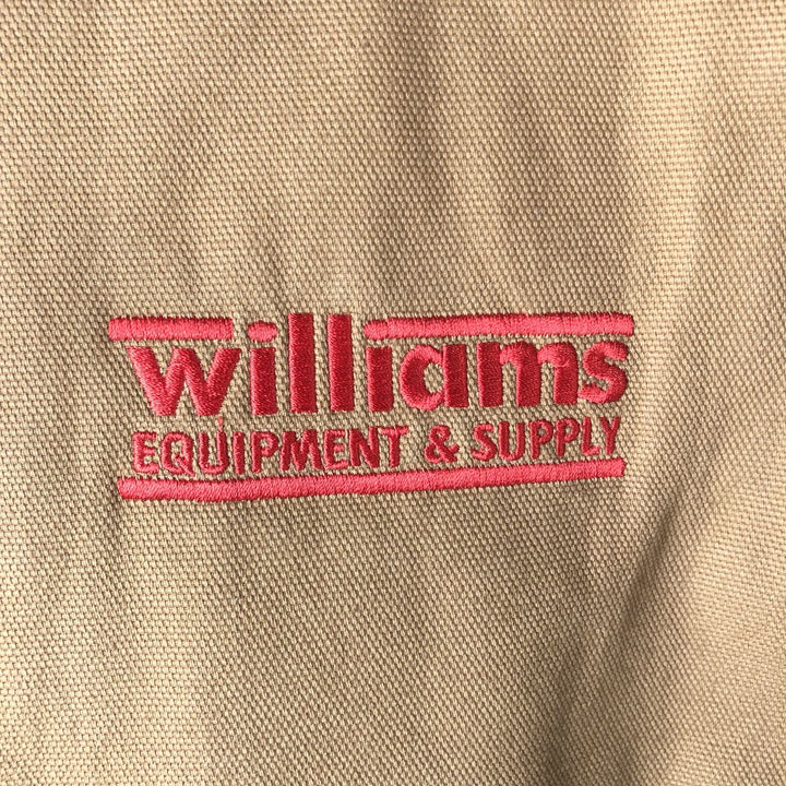 Dickies Active Jacket Type Padded Duck Full Zip Hoodie, Men's XL cotton ocher yellow type Vintage Second Hand