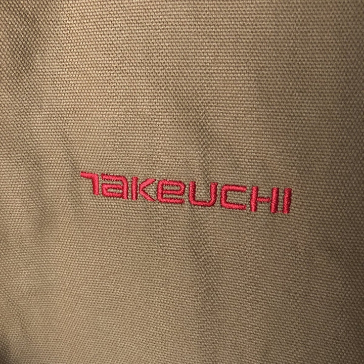 Dickies Active Jacket Type Padded Duck Full Zip Hoodie, Men's XL cotton ocher yellow type Vintage Second Hand