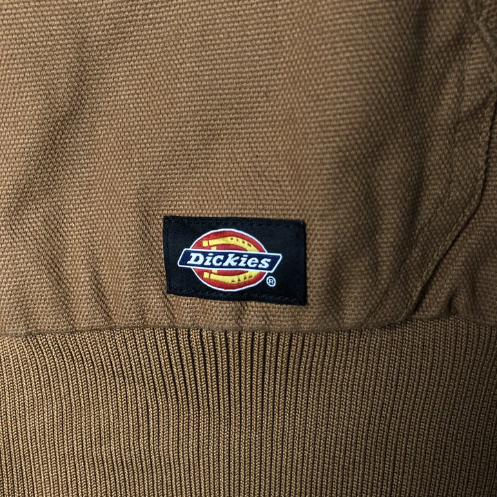 Dickies Active Jacket Type Padded Duck Full Zip Hoodie, Men's XL cotton ocher yellow type Vintage Second Hand