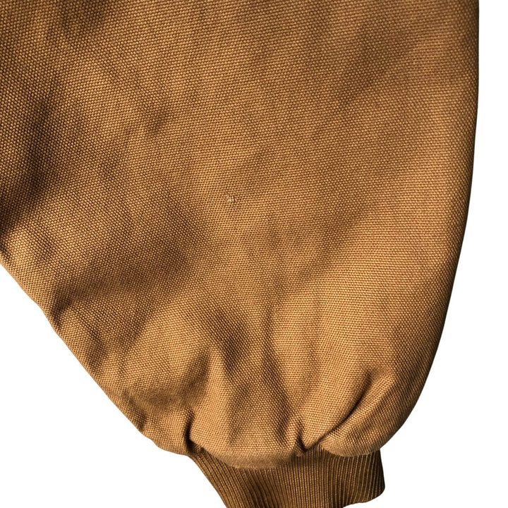 Dickies Active Jacket Type Padded Duck Full Zip Hoodie, Men's XL cotton ocher yellow type Vintage Second Hand